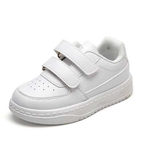 Children's white sneakers 2026 spring and autumn new boys' sports shoes white girls' casual board shoes soft soled baby shoes single