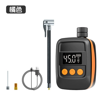 Mini smart electric pump portable Meifa mouth road mountain bike riding motorcycle air pump (Hava nasosu) - orangemini-air-pump