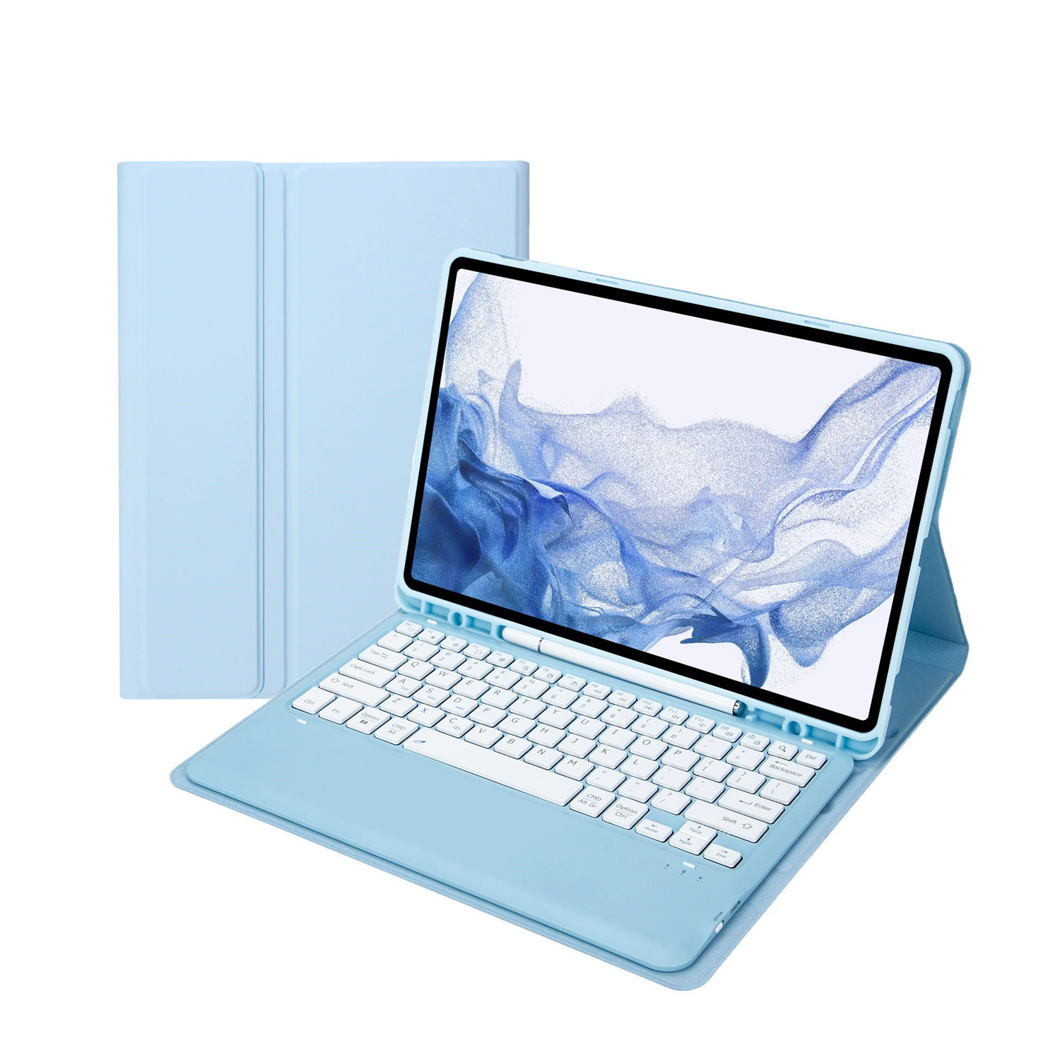 Клавиатура совместимая с Samsung, защитный чехол, S10, 10plus, bluetooth, T970, S7