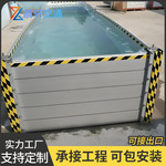 铝合金防汛挡水板地下车库防洪挡板车间厂房商铺防洪闸防淹阻水板