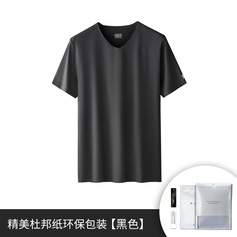 Camisetas de manga corta para hombre de algodón de 60 unidades para primavera y verano, capa base sin costuras, camiseta base de algodón puro, se pueden usar al aire libre, marca de moda.