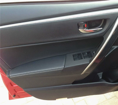 Sürətlər qutusu və əl tormozu başlıqları Door Panel Bag Leather Cover - 4-door-armrest-leather-black-leather-gray-line-glue-tool