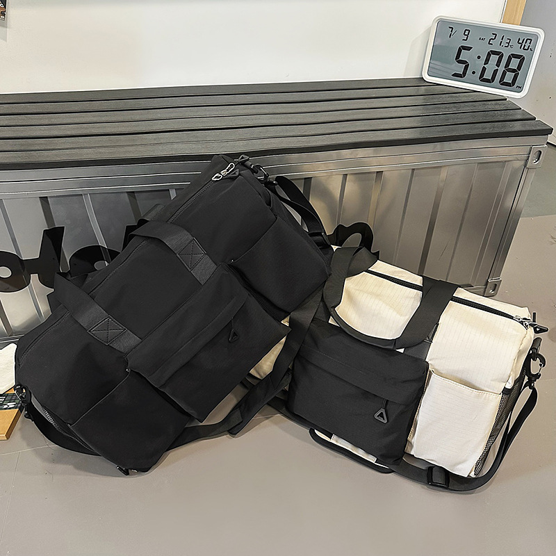 Nueva bolsa de viaje de corta distancia transfronteriza, bolsa de fitness deportiva ligera, bolsa de yoga, bolsa de almacenamiento portátil de gran capacidad para la producción