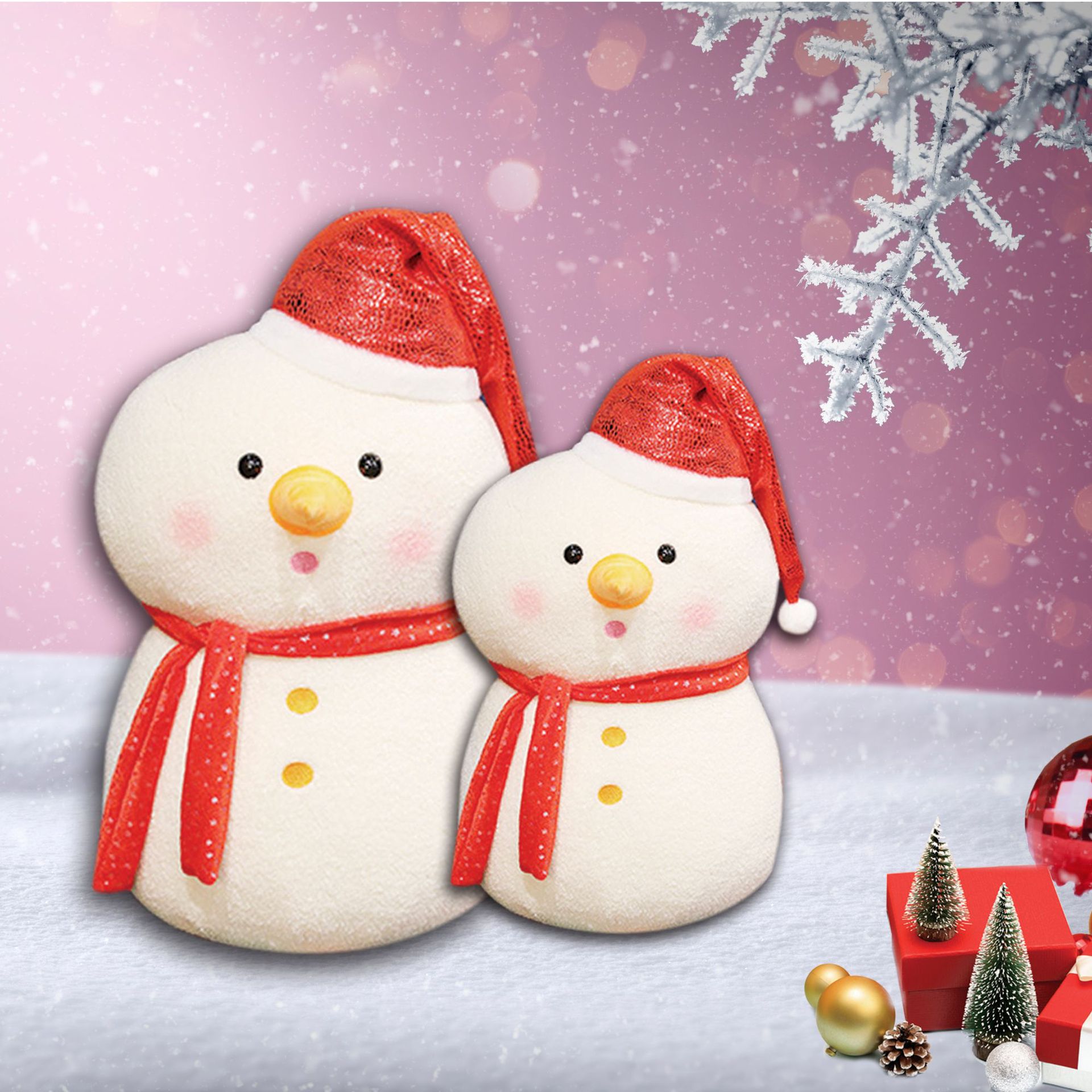 Muñecas de Santa Claus chicas transfronterizas lindas muñecas de nieve juguetes de peluche muñecas de nieve regalos muñecas de almohada