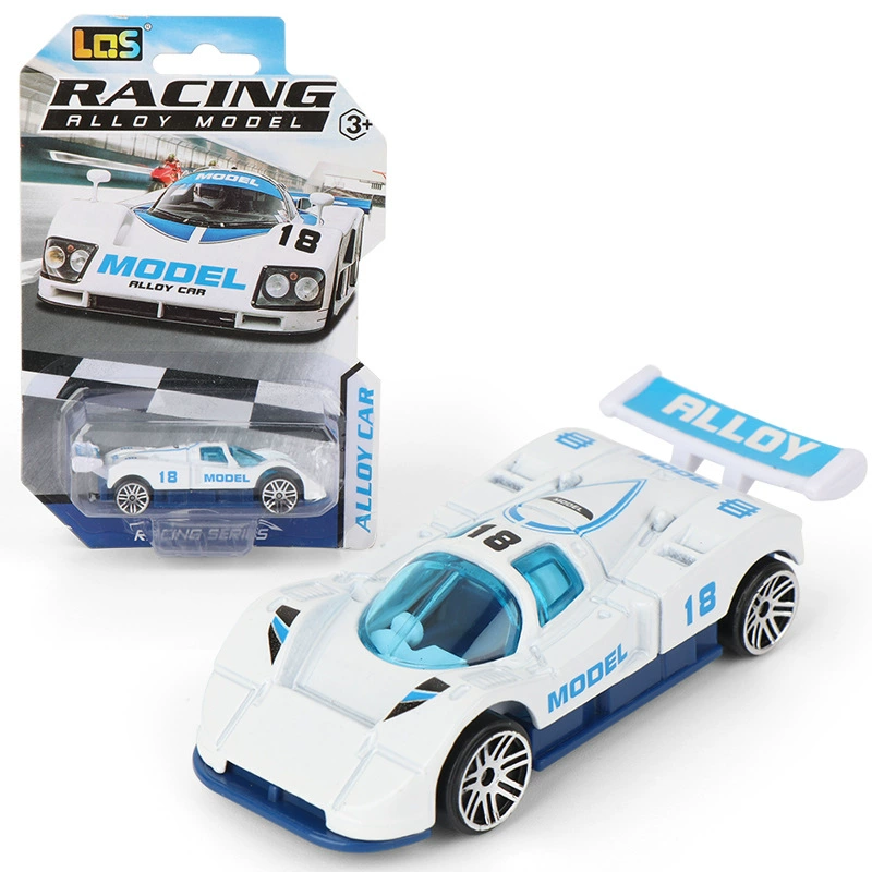 Металлическая игрушечная машинка, модель машины, гоночный автомобиль с инерционным двигателем для мальчиков, масштаб 1:64, оптовая продажа
