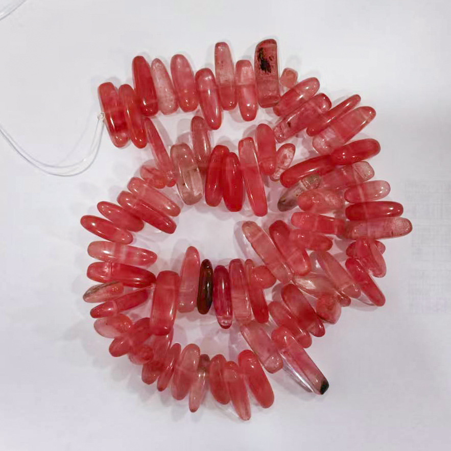 Piedra natural cristal natural piedra triturada sin forma tres o siete cabezas cuentas sueltas productos semiacabados joyas de bricolaje accesorios de cuentas al por mayor