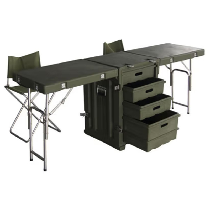 Xinyuesheng Rolling Folding Table and Chair Conference Table Portable Command Work Table