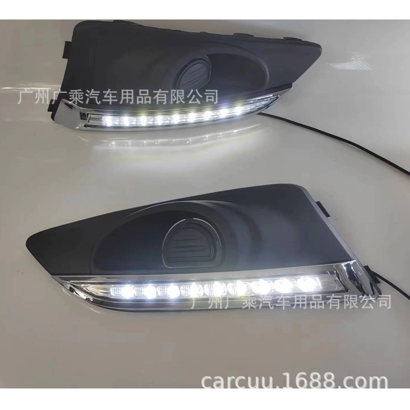Aplicable a 11-12-13 Chevrolet Aveo Luz de circulación diurna parachoques delantero luz LED