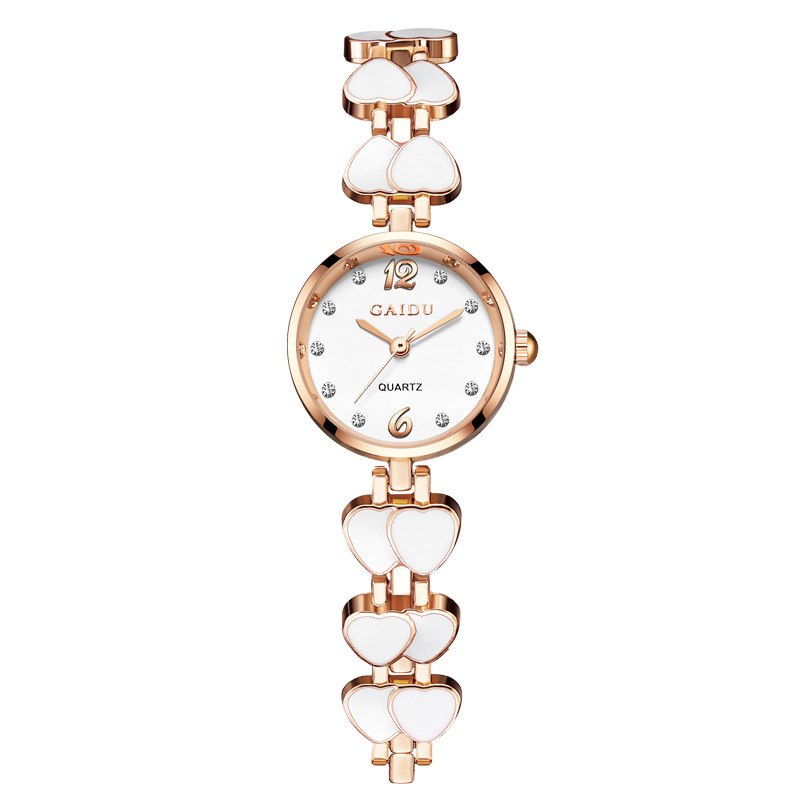 Women's Watch Fashion Love Bracelet Watch Female Student Korean Version Trendy Women's Diamond Bracelet Watch Dropshipping