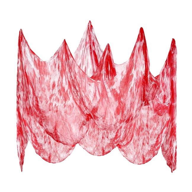 Gasa Decorativa con Sangre para Halloween y Casa Embrujada