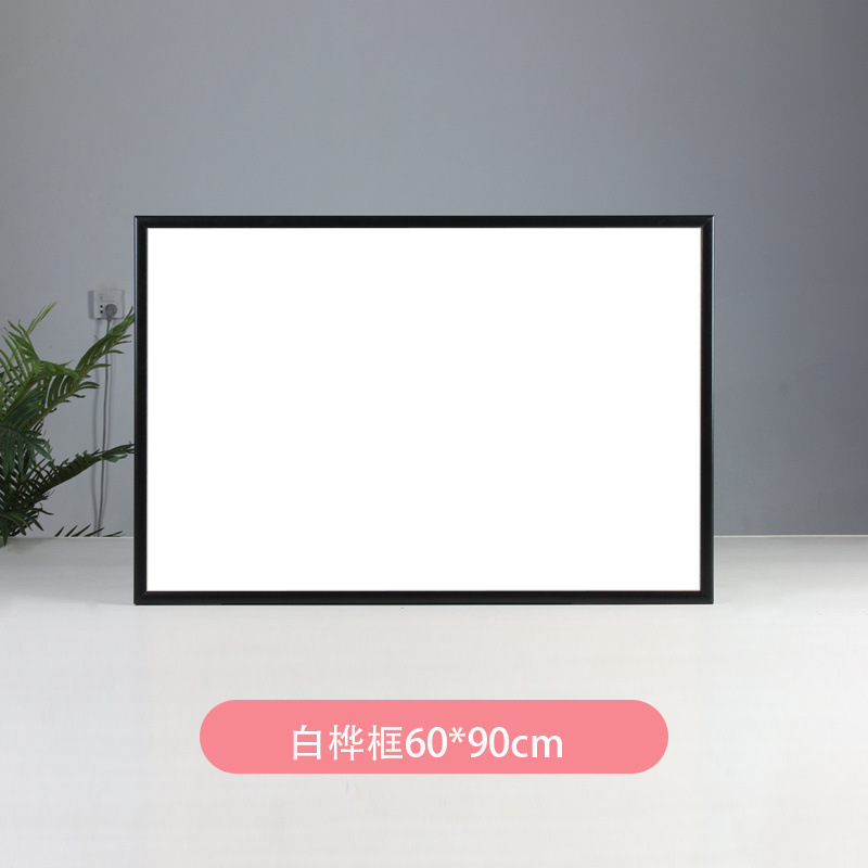 &木製フレームホワイトボード 吊り下げホワイトボード オフィス ホーム 子供用メッセージボード 商業用磁気黒板 磁気吸収ボード|undefined