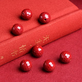 Природная руда, украшение-шарик, бусины, аксессуары, цвета киновари, оптовые продажи