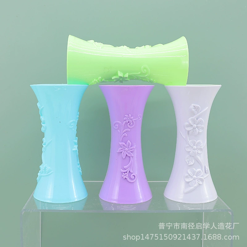 Свежая ваза креативная Скандинавская ваза контейнер простой геометрический пластиковый устойчивый к падению цветочный горшок украшение гостиной