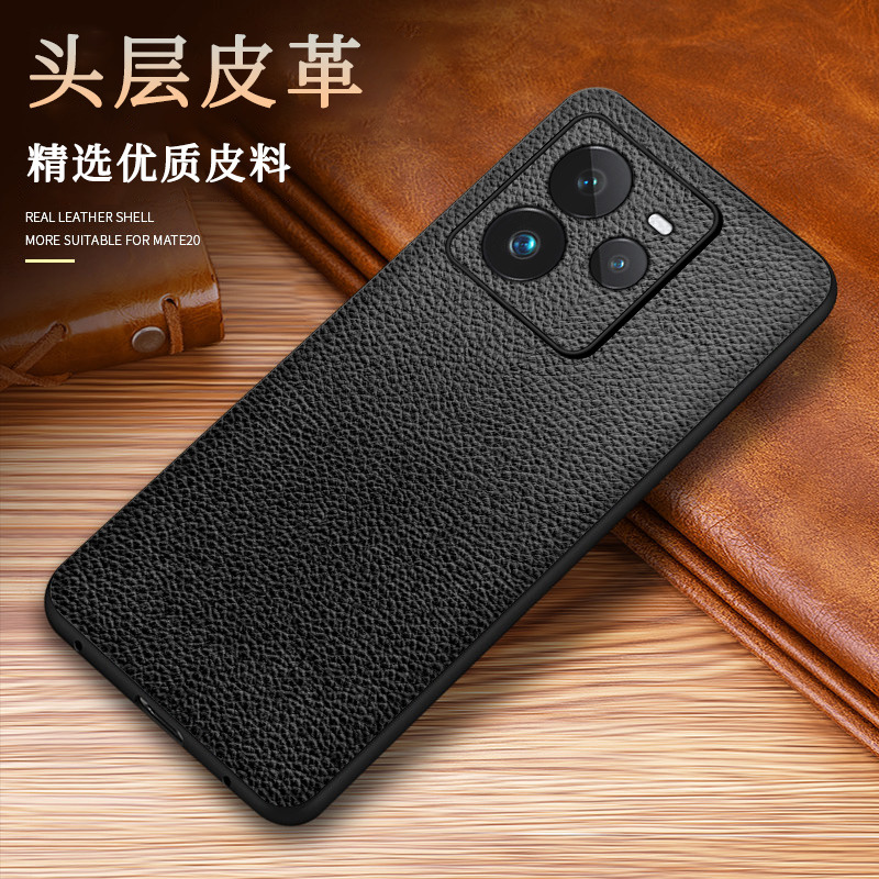 Real Me GT7Pro Mobile Phone Case GT7 All-inclusive Drop-resistant Protective Case GT5Pro Business Creative Litchi Pattern
