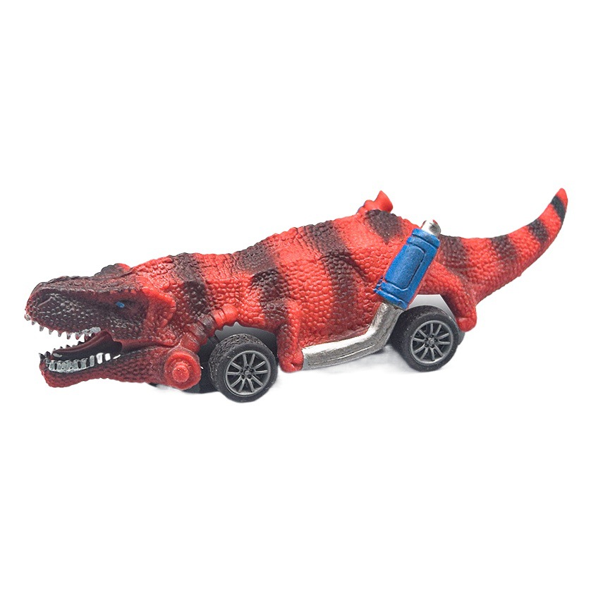Coche de juguete para niños simulación dinosaurio inercia Tire hacia atrás modelo de coche Tyrannosaurus torcido huevo puesto de coche niño coche de juguete