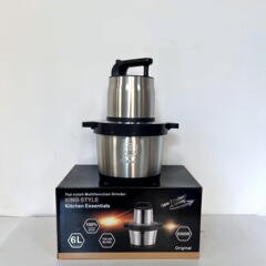 ヤムパウンダーミートグラインダー家庭用6L多機能ミートミキサーミキサー野菜チョッパー
