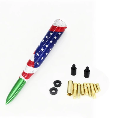 vehicle antenna antenna parts, personalized - green-colorful-national-flag-design