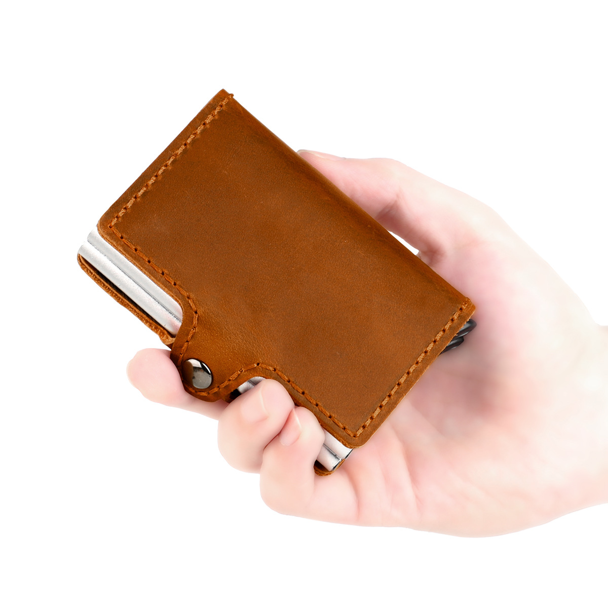 Dvoslojna aluminijska kutija automatska pop-up vrećica, nova vrećica s kopčom od kartona_voghion.com