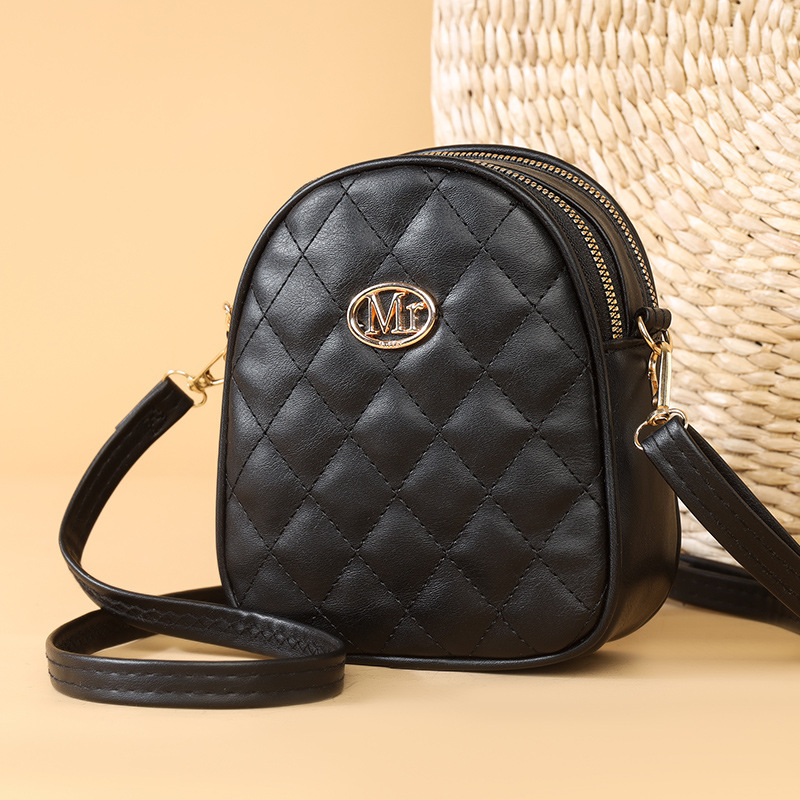 Portafogli per telefono in pelle PU leggera per donna Mini borse a tracolla anti-acqua Borse a tracolla alla moda Piccole borse per cellulari Portafogli_voghion.com