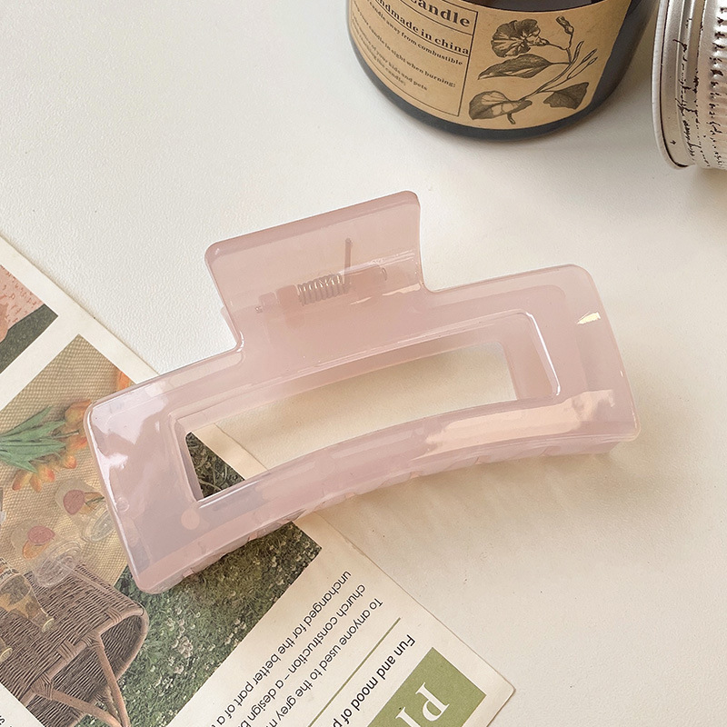 13cm Volumen de pelo clip de tiburón grande clip de pelo cuadrado de nuevo cabeza clip de pelo tocado updo clip de pelo chica