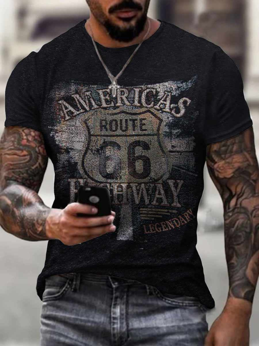 2024 Summer Street Men's 3D T-shirt with Bee Cross Theme Printed Fashion Short sleeved Top_voghion.com