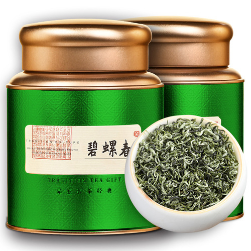 Green Tea, Biluochun High Mountain Green Tea, 2024 New Tea Leaves, Rich Aroma Type, Cloud Mist Green Tea, Aromatic Fragrance Type, 500g