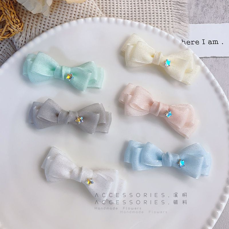 日本蝉翼亮丝纱diy蝴蝶结发夹发饰配件BJD服装鞋帽半成品辅料配饰|undefined