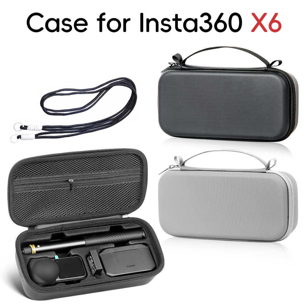 Suitable for Insta360 X6 storage bag, universal gimbal camera shoulder bag, Insta360 X6 waterproof storage case