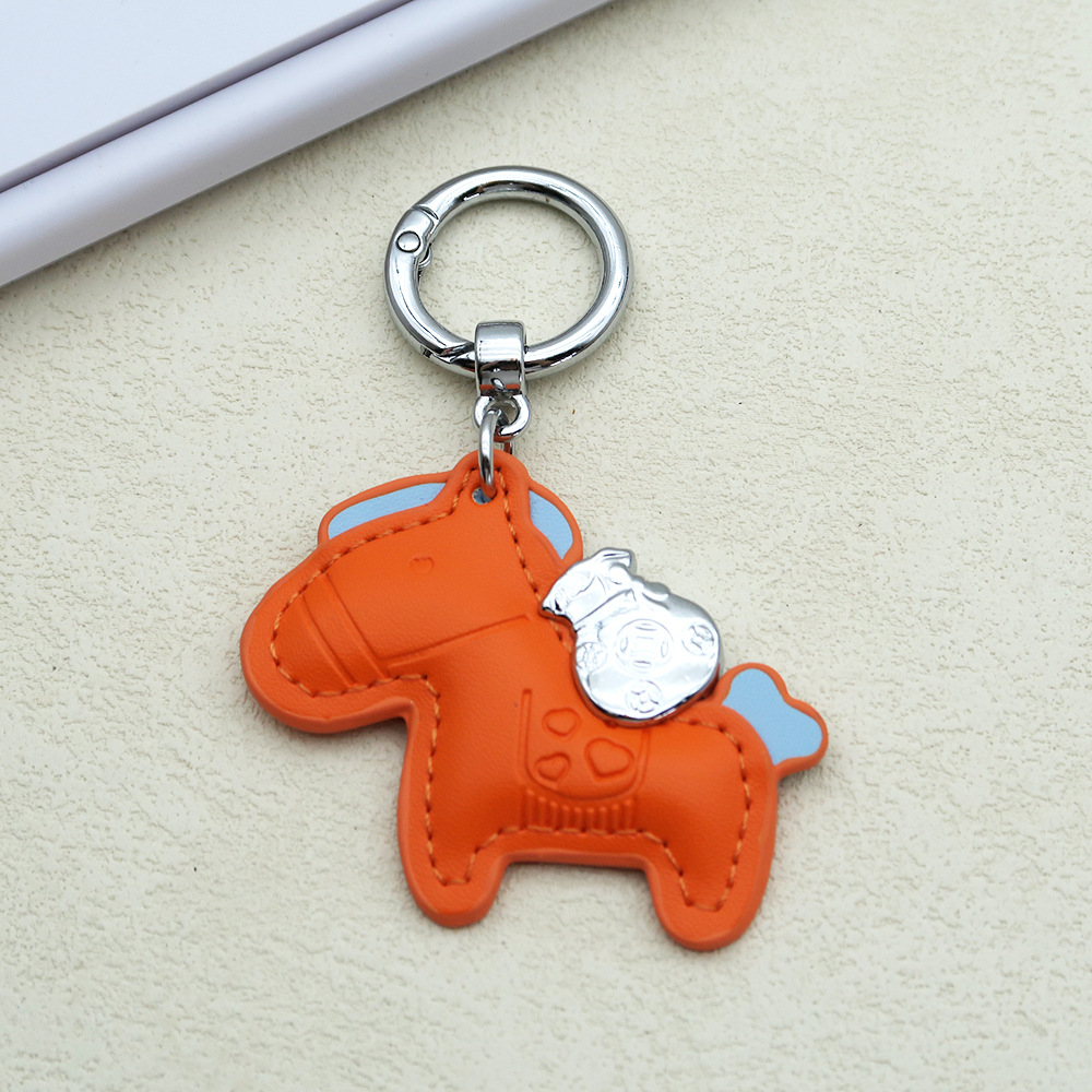 Creative keychain, cartoon pony, pendant