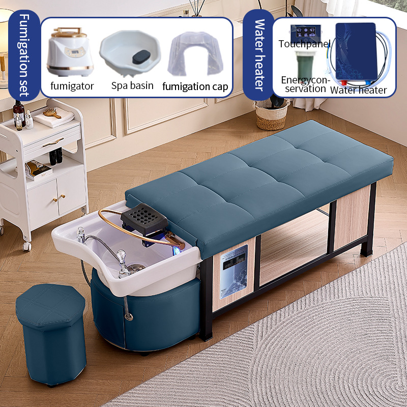 Cerámica - Peacock Blue + Circulación de agua + Calentador de agua + Fumigante