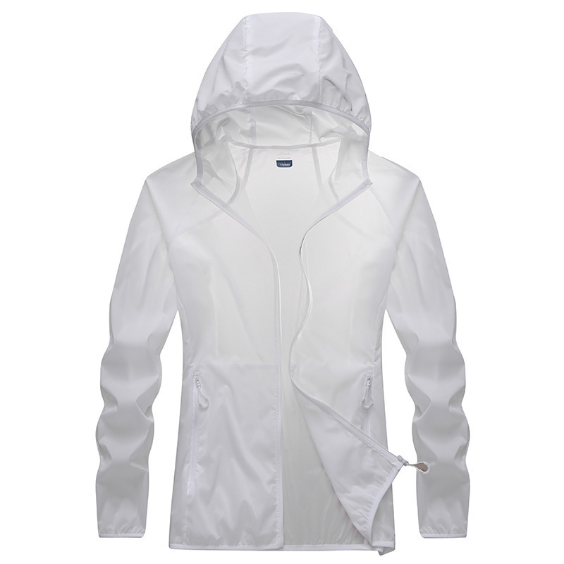 Chaqueta Cortavientos de Protección Solar de Nylon con Protección UV para Pesca y Aire Libre