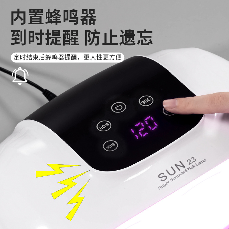 Lámpara de uñas de secado rápido para uñas Lámpara para hornear de esmalte de uñas de alta potencia Lámpara led Lámpara de fototerapia especial para tienda de uñas al por mayor