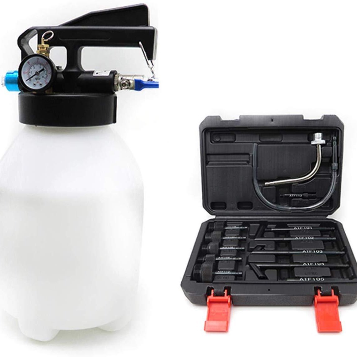 Máquina de cambio de aceite de transmisión automática neumática 6L10L máquina de bombeo y cambio de aceite máquina de llenado de aceite caja de cambios máquina de llenado de aceite herramienta