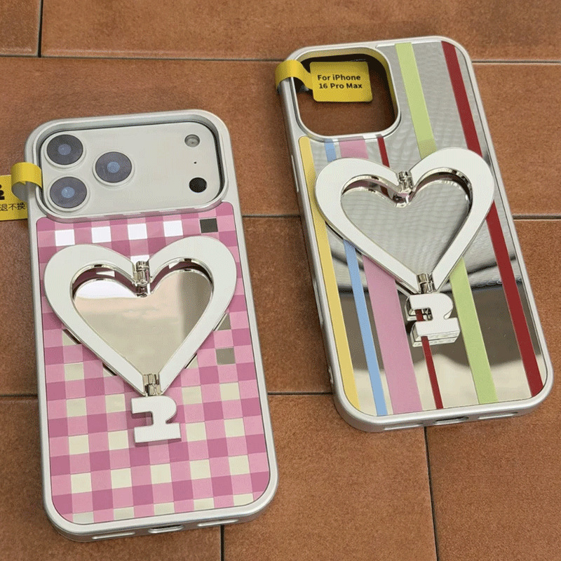 Suitable for Apple iPhone 17 Pro Max mirror stand phone case 16 Pro Max 15 13 new model Suitable for Apple iPhone 17 Pro Max mirror stand phone case 16 Pro Max 15 13 new model