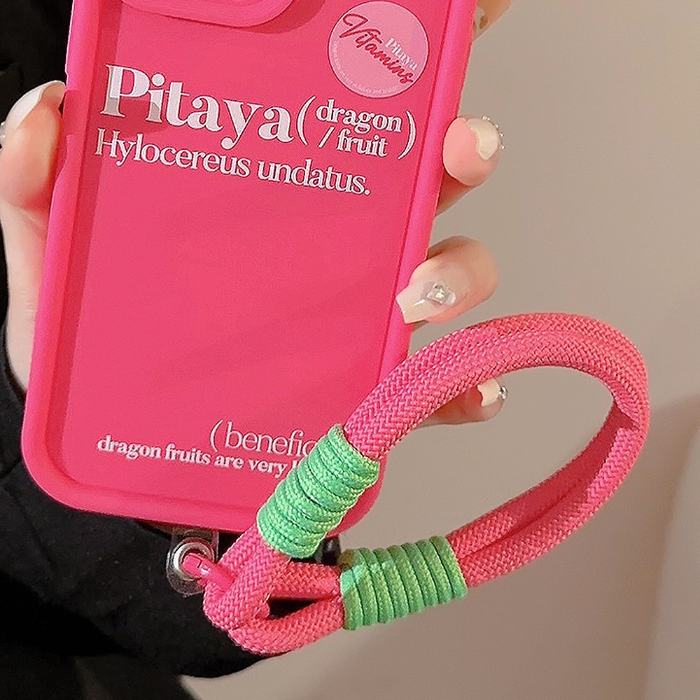 Cuerda de mano tejida multicolor para móvil, anti-pérdida, estilo a contraste