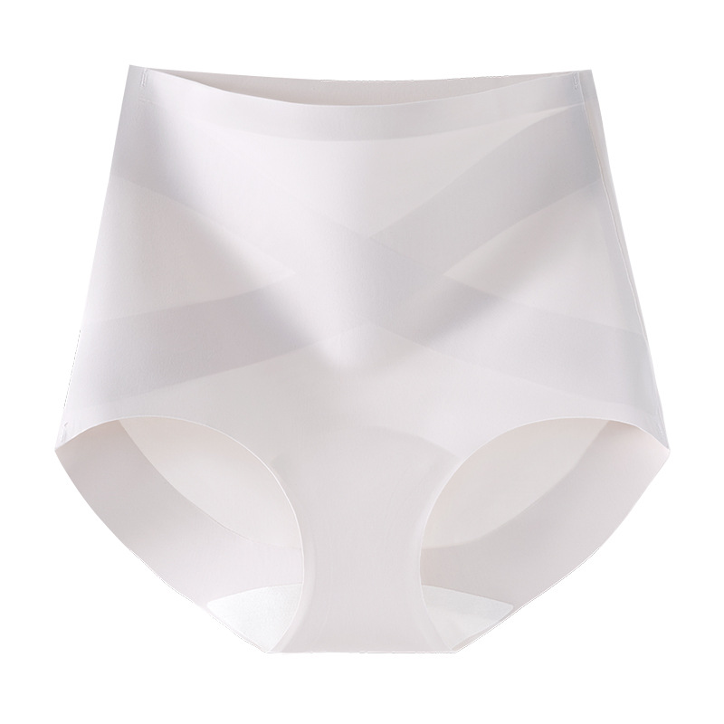 Ropa interior de cintura alta y abdomen entrepierna antibacteriana mujer 2025 nuevo estilo levantamiento de cadera fuerte barriga pequeña ropa interior de mujer sin costuras