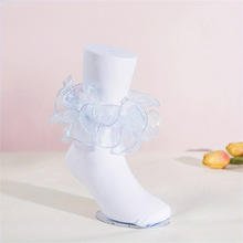 Y 73994 Lace ruffled kids' socks ��˿���߶�ͯ��羳