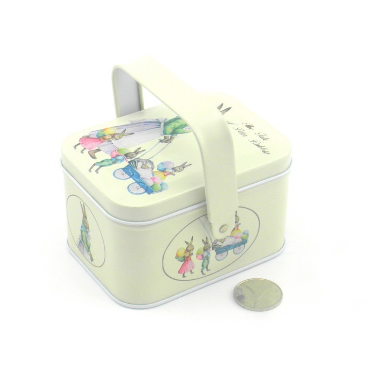 阿里实地认证工厂批发便携手提糖果铁盒网红食品礼品包装马口铁盒