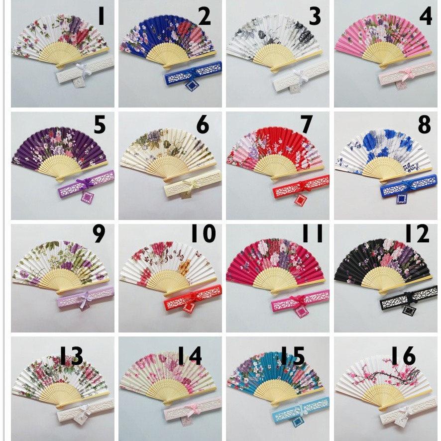 Ventilador plegable de estilo japonés ventilador plegable de satén ventilador elegante de estilo chino ventilador de tela ventilador de regalo ventilador diario rosa con cartón