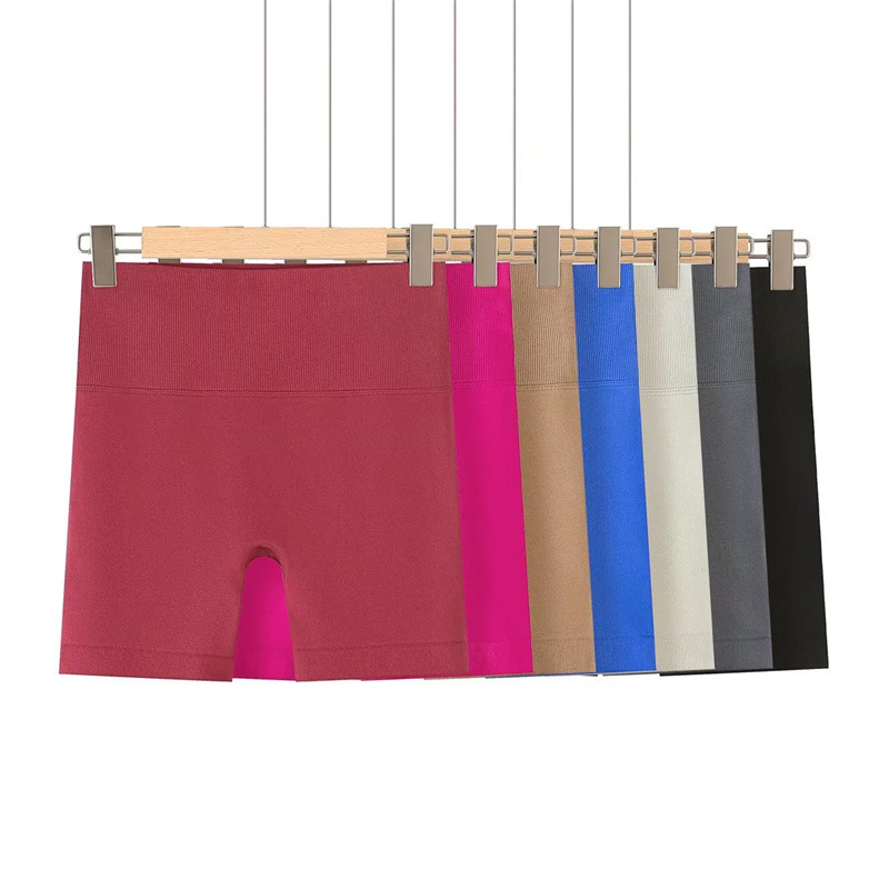 American Style Hot Girl High Waist Seamless Riding Yoga Hip Shorts Autumn and Winter New Outer Wear Belly Peach Hip Leggings