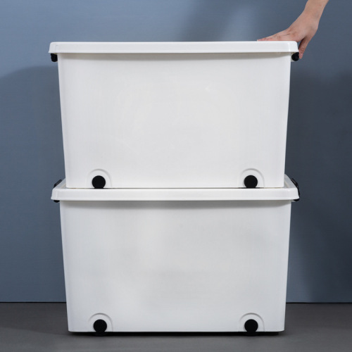 Oceany Fish Manufacturer Plastic Storage Box Solid Color Thick Clothing Organizers Indoor Underwear with Wheels Storage Box
