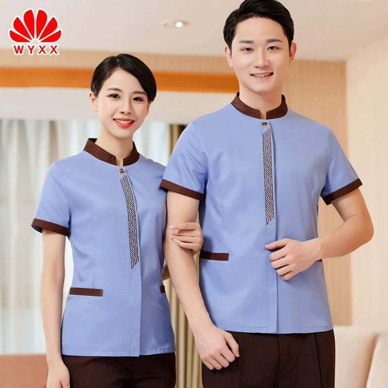 Одежда для уборки с длинными рукавами, осенняя и зимняя одежда, Женская рабочая одежда для уборки в гостиничных номерах, летняя одежда с короткими рукавами, униформа тети PA