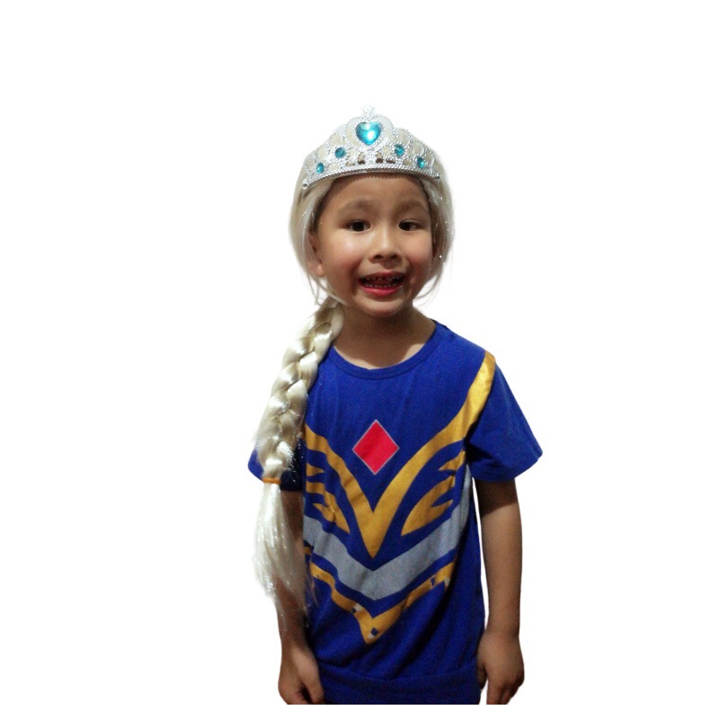 Cross-border Frozen Wig Elsa Princess European and American Anime Wig Headgear cpsplay Braid Cross-border Frozen Wig Elsa Princess European and American Anime Wig Headgear cpsplay Braid
