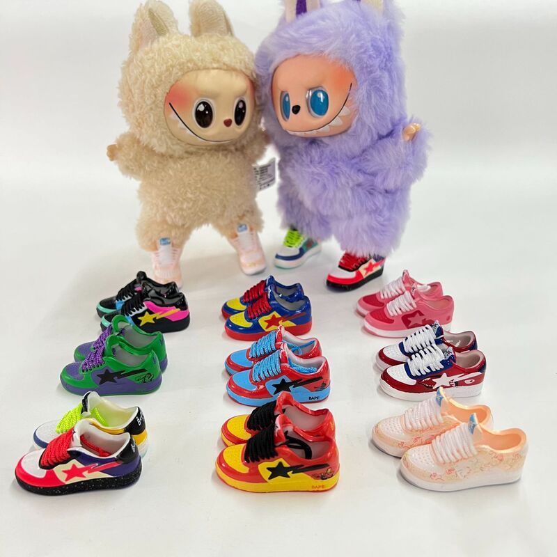 Labubu Shoes First Generation, Second Generation, Third Generation 17cm Replacement New Star Shoe Accessories Labubu Pendant Blind Box