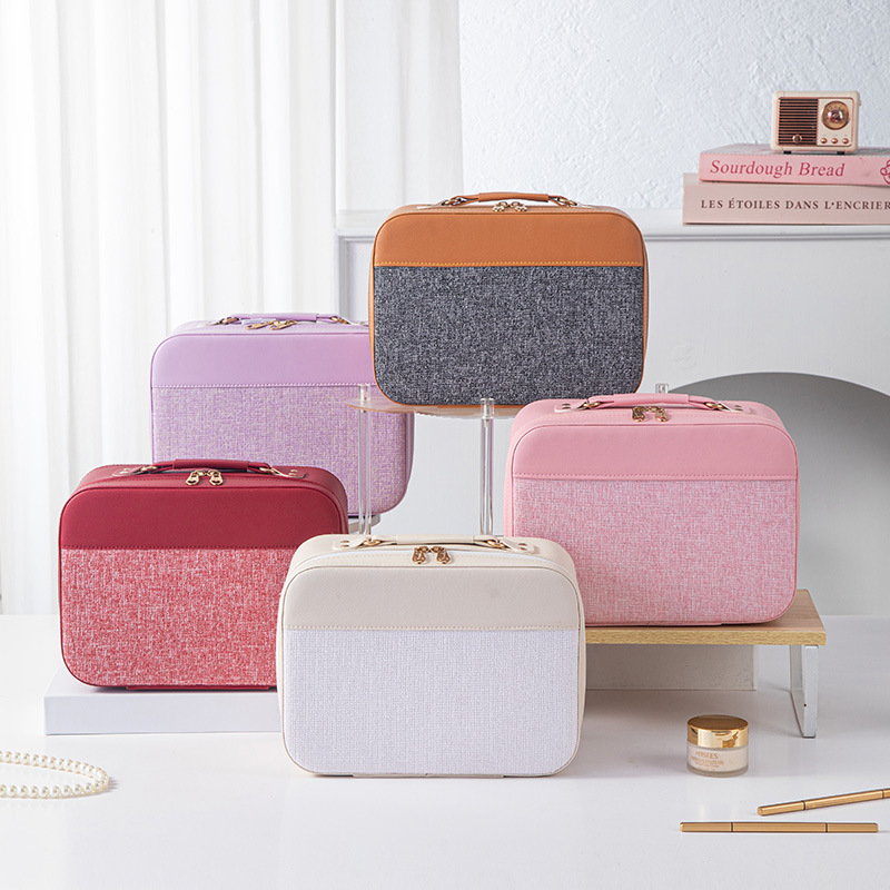 Manufacturer Wholesale Cosmetic Bags, High-Looking, Portable, Large-Capacity, Light Luxury Storage Bags, Travel Hand-Held Gift Cosmetic Cases Manufacturer Wholesale Cosmetic Bags, High-Looking, Portable, Large-Capacity, Light Luxury Storage Bags, Travel Hand-Held Gift Cosmetic Cases