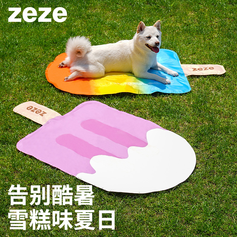 Zeze mascota Popsicle almohadilla de hielo perro estera de verano gato nido de hielo enfriamiento sensación fresca almohadilla para dormir gato y perro cama de hielo universal