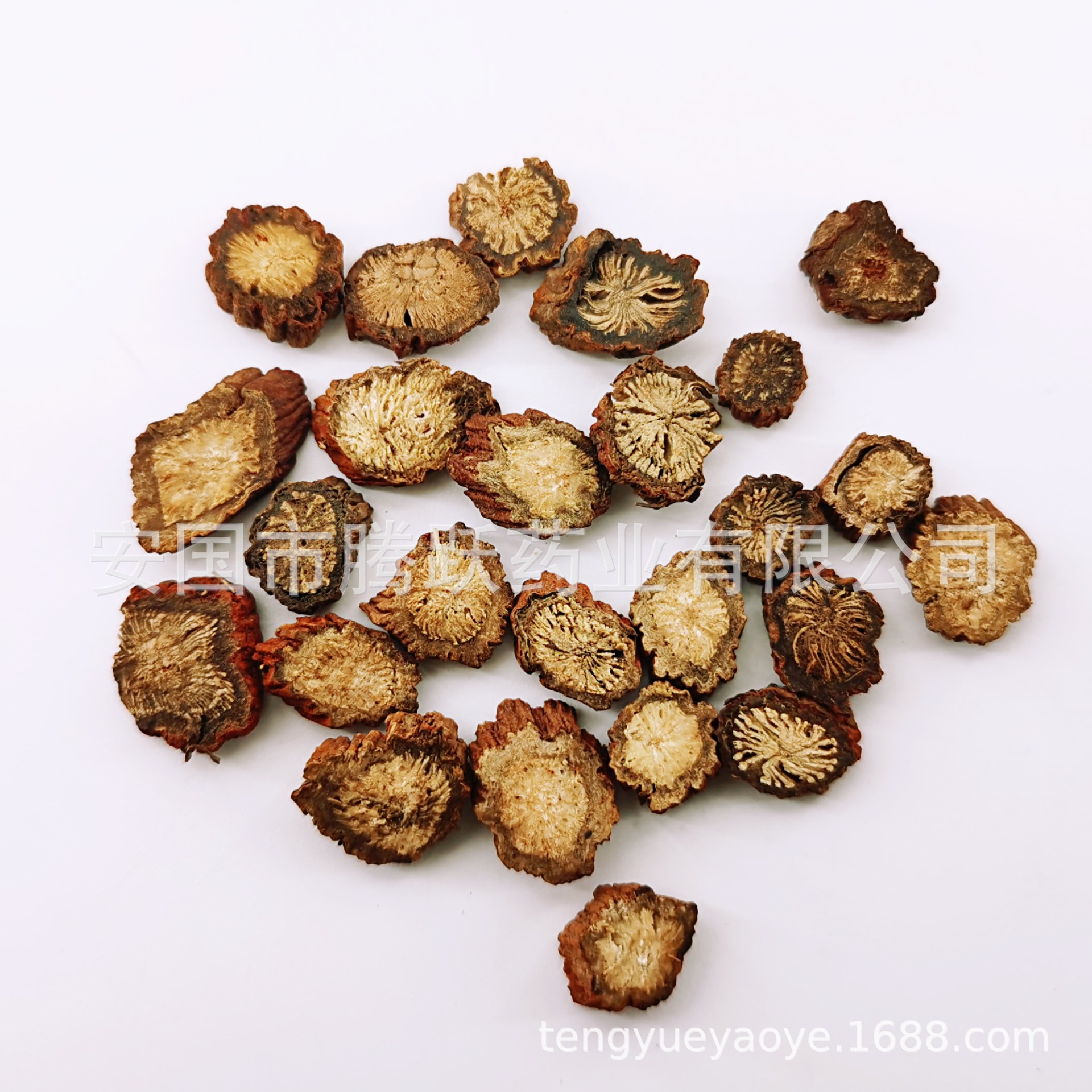 Dried Danshen Red Sage Root Slices Dan Shen TCM Herbal Tea and Decoction Herb 500g Bag in use