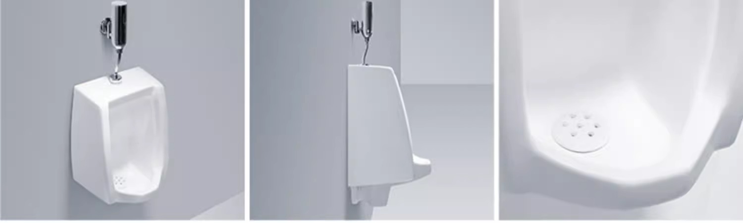 Integrated automatic sensor urinal for men, wall-mounted ceramic urinal, wall-mounted urinal, floor-standing urinal pool undefined