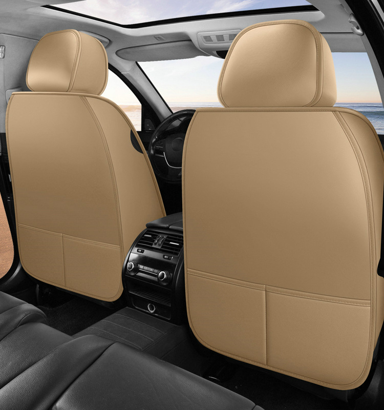 Five-Seat Car Seat Cushions, Fully Enclosed, Suitable for All Seasons, Full Leather Car Seat Covers, Wear-Resistant and Dirt-Resistant Leather Car Seat Cushions