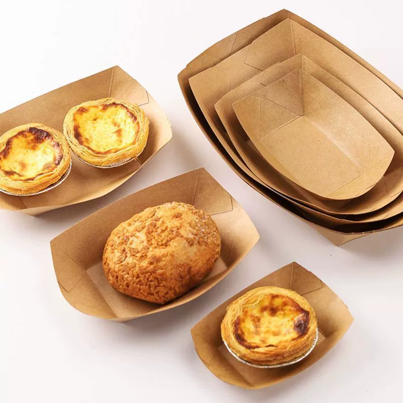 Cowhide Paper Box Disposal Box Box Character Cross Caps Snack Snack Stupid Fried Chicken Baked String Packing Box Box